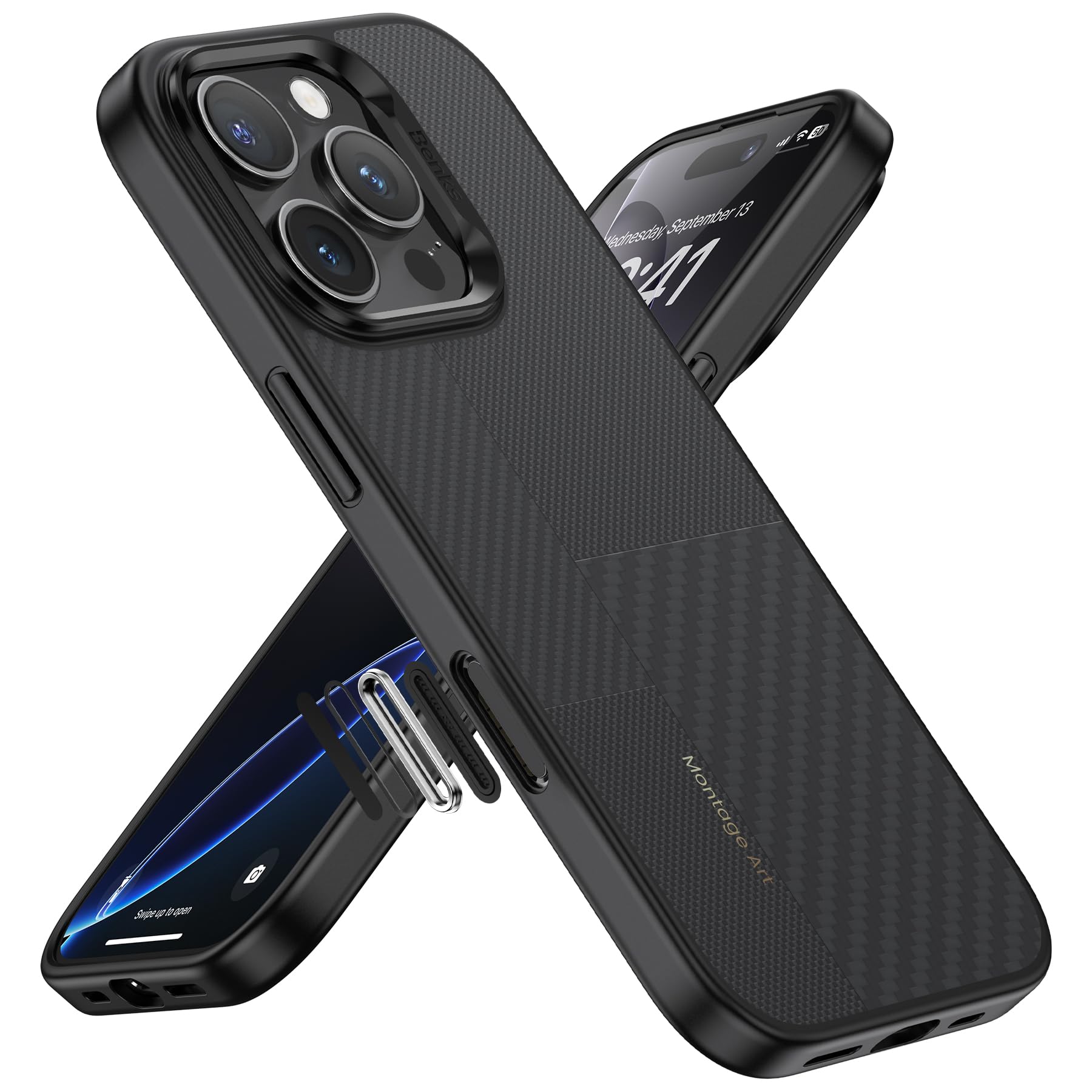 Amazon.co.jp: BENKS iPhone 16 Pro Max ケース 耐衝撃・高耐久・軽量